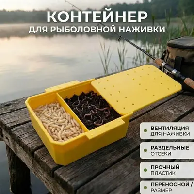 контейнер для рыболовной наживки