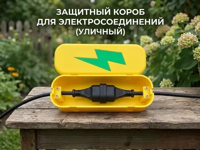 защитный короб для уличного удлинителя